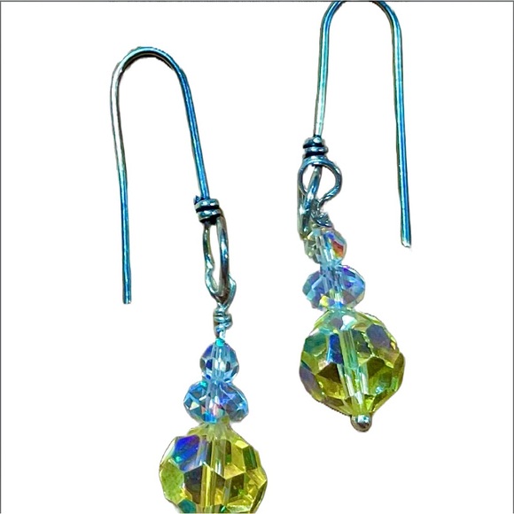 Swarovski Crystal Earrings. Very high quality. Hand wired. These are gorgeous - Picture 2 of 6